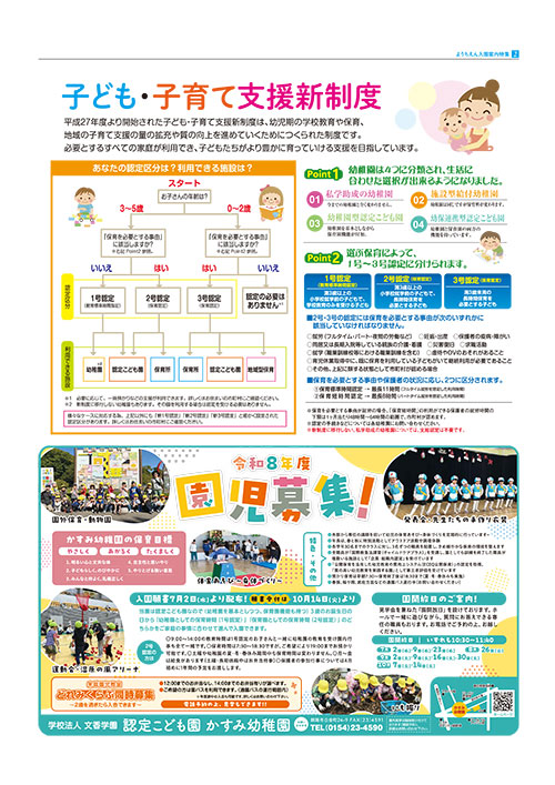幼稚園入園案内特集_2P